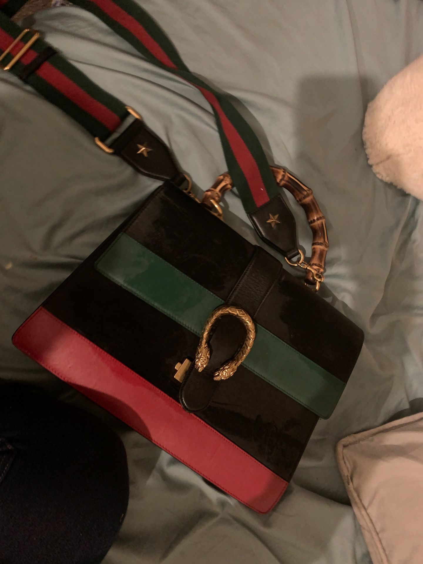 Gucci bamboo handbag