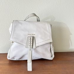 Cole Haan White Leather Backpack