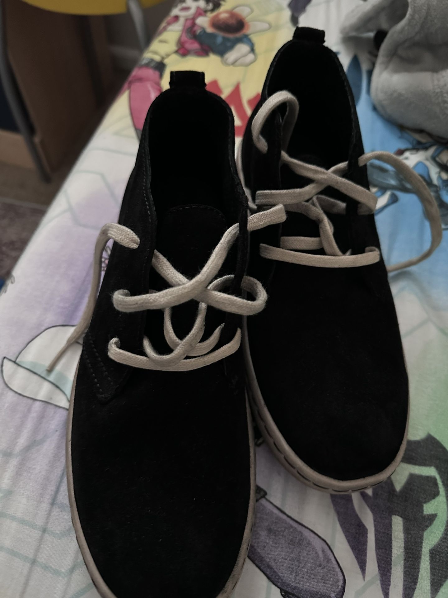 Sz 9.5 Born soft suede boot cut-NWOT black