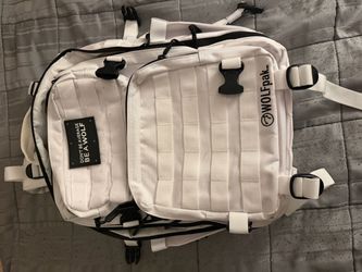 WOLFpak 25L Polar White Tactical Gym Backpack