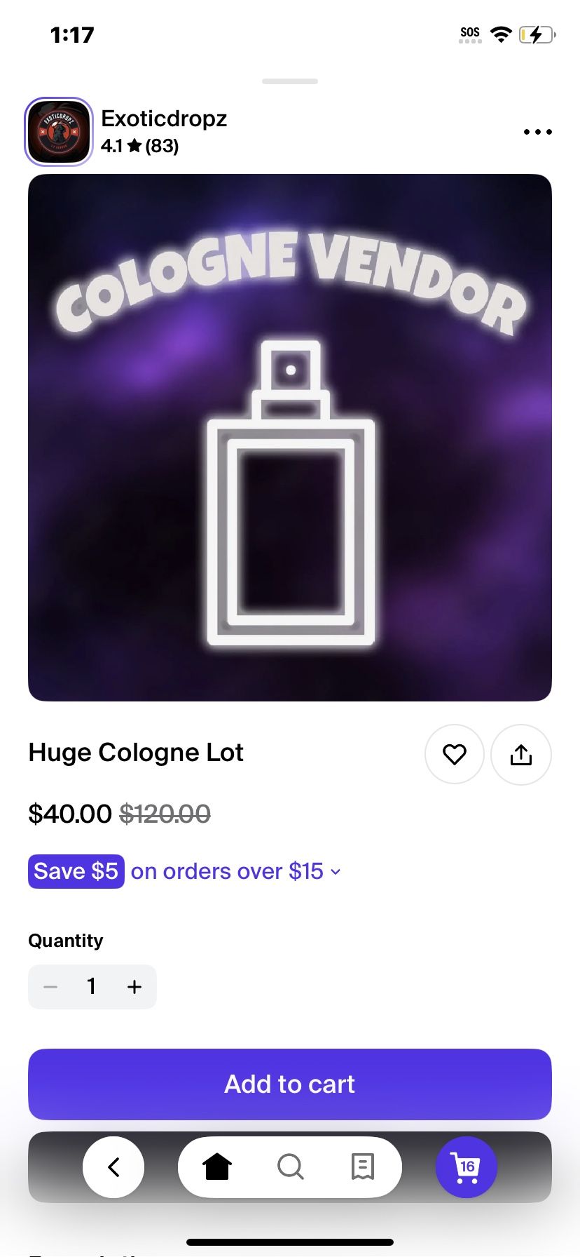 Cologne Vendor
