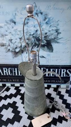 Watering Can Galvanized Tin Lamp  