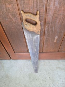 Vintage Hand Saw