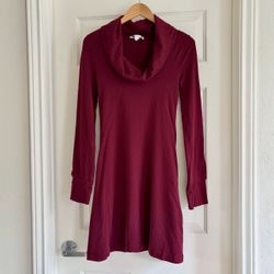 Threads 4 Thought Womens Cowlneck Dress, Organic Cotton/Modal, Allspice, Small