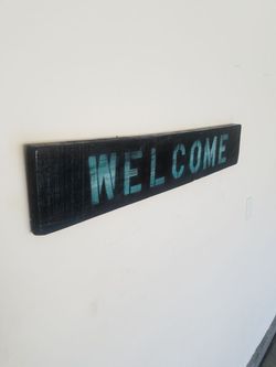 welcome sign