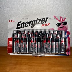 Energizer AA batteries 36 pack NEW