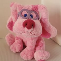 Ty Magenta Beanie Plush Blues Clues Pink Dog Glasses Stuffed Animal Nick Jr 
5"