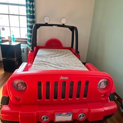 Little Tikes Red Jeep Wrangler Toddler Bed