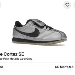 Nike Cortez SE Tiempo Metallic Cool Grey
