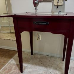 1921 Singer Sewing Machine Electric & Table