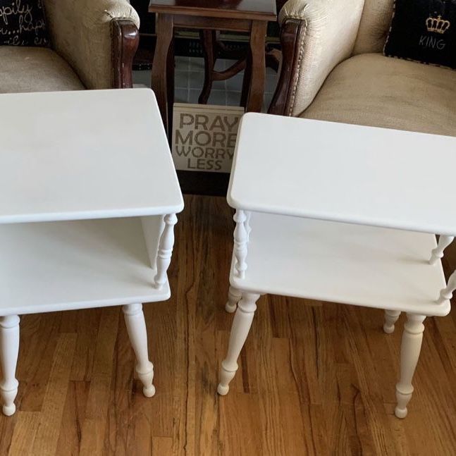 Pair of solid wood Vintage End Tables
