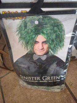 Sinister Green Wig spirit