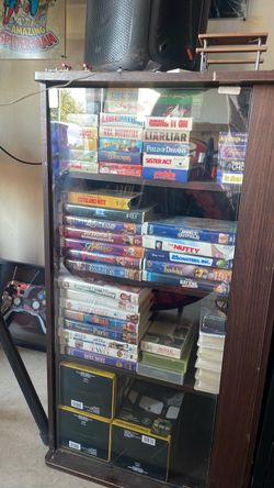 Vintage glass showcase