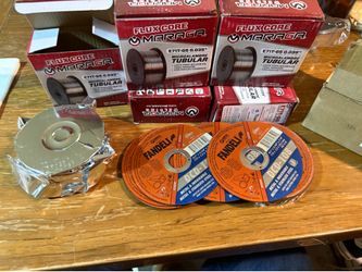 Cutting wheels n welding wire 0.035 2.2lb