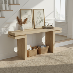 Homy Casa Portico 66" Wooden Console Table