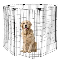 New  48" Inch Extra Tall Without Door Play Pen  Exercise Pen For Dogs