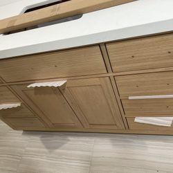 Ariel Hepburn 55in Single Rectangular Bathroom Vanity 