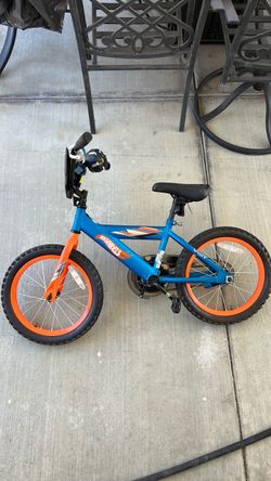 Hot Wheels Kids Bike Blue and Orange