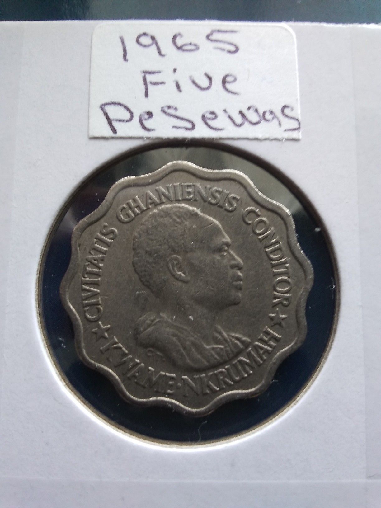 1965 five pesewas