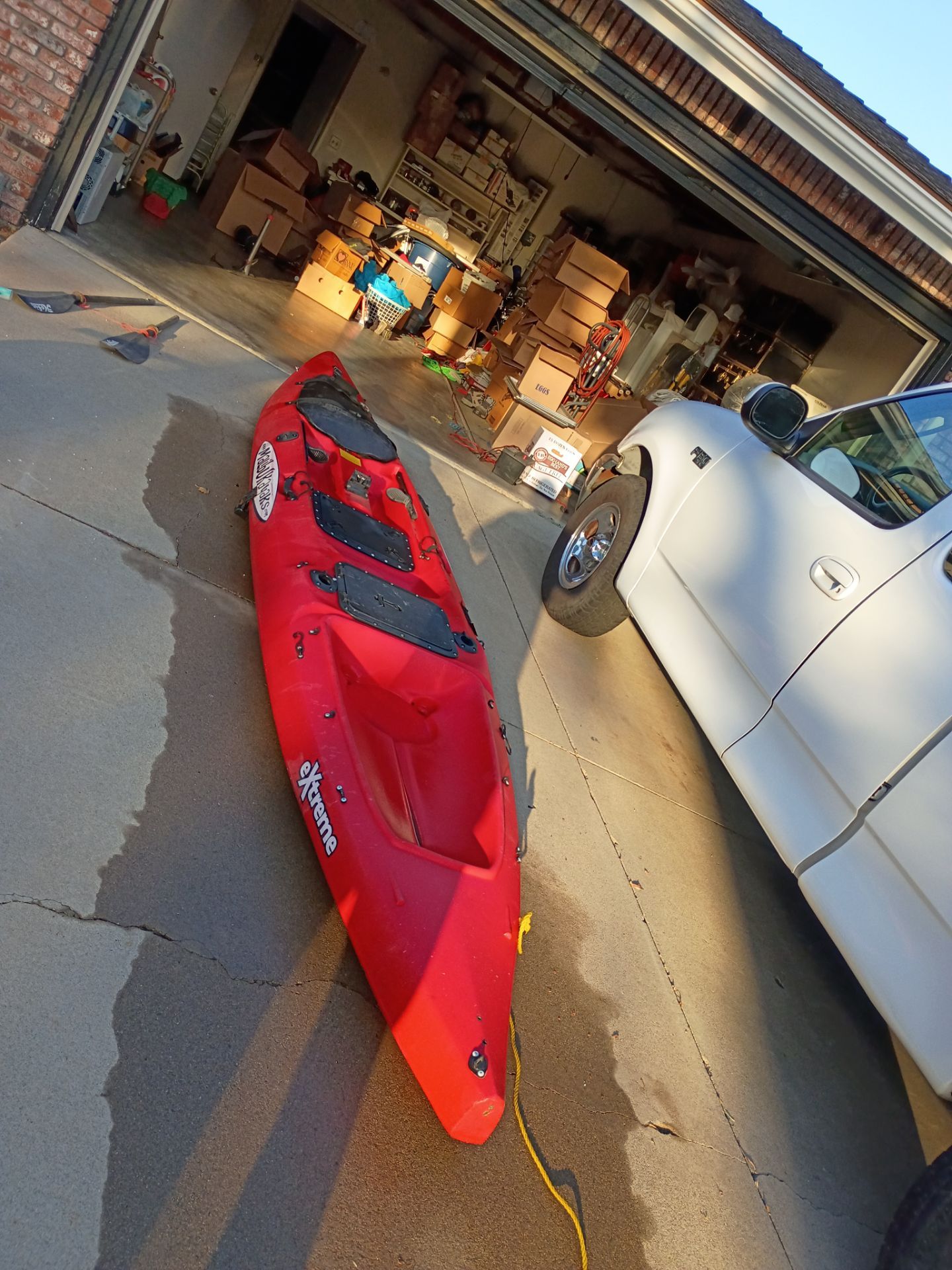 MalibuKayak & paddles.