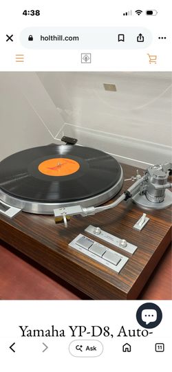 Yamaha direct drive turntable DP-D8 vintage