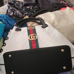 Large White Gucci Bag