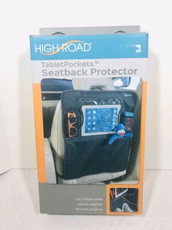 High Road Tablet Pockets Seatback Protector and Organizer