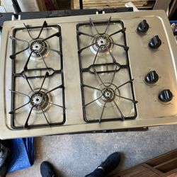 30” IKEA Whirlpool 4 Burner Gas Cooktop