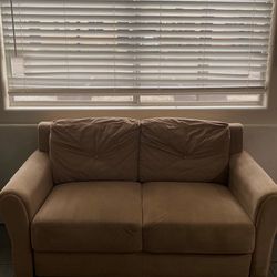 Beige Loveseat