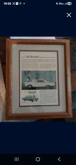Magazine Advertisement 1962 Chevy Lumina