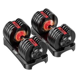 LivinFit Adjustable Dumbbells (Set of 2)