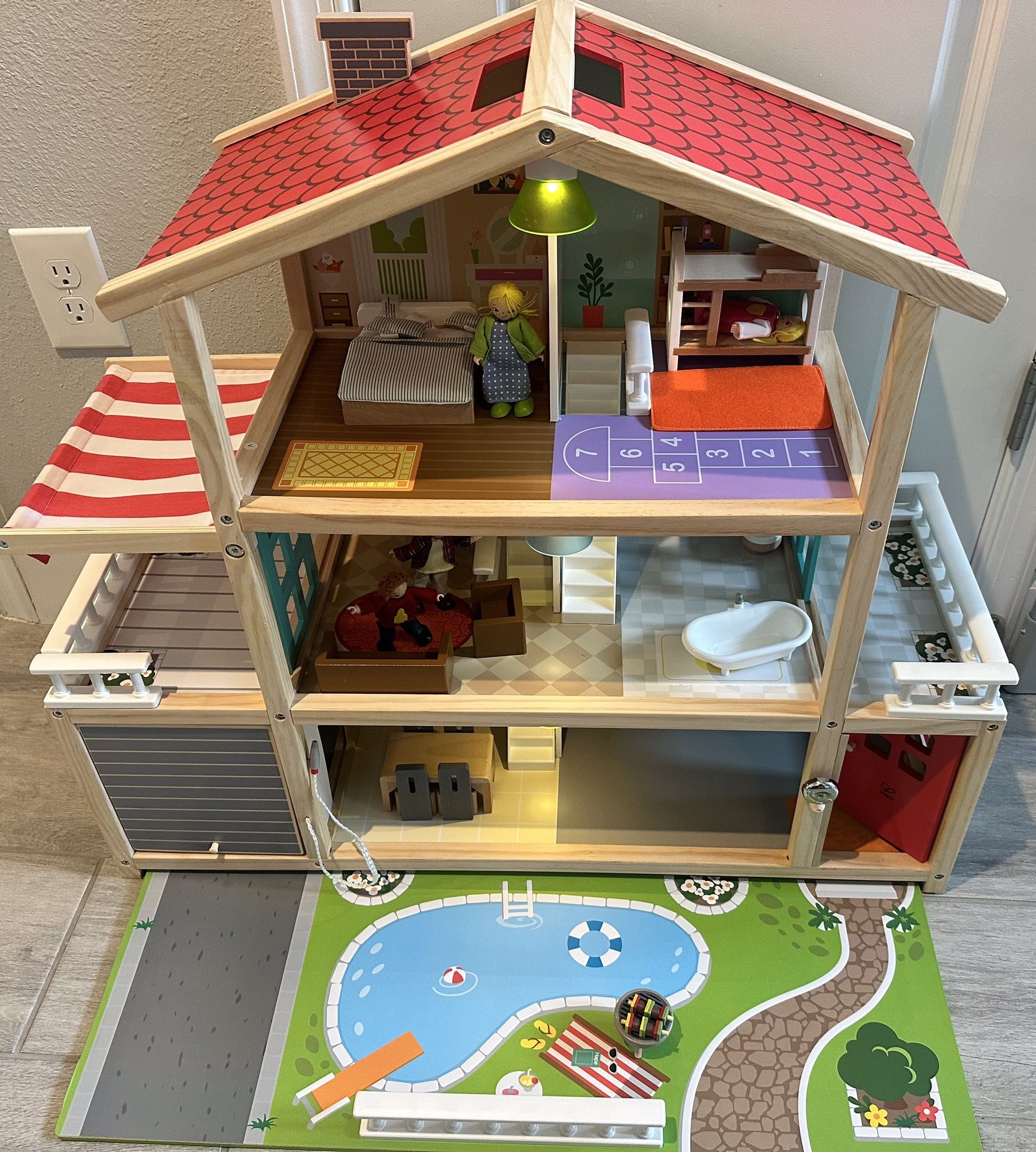 Hape Brand Dollhouse 