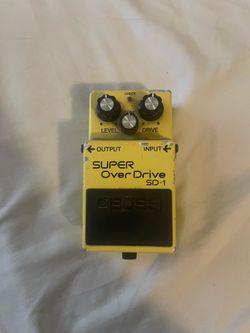 Boss Pedal SD-1 Super Overdrive