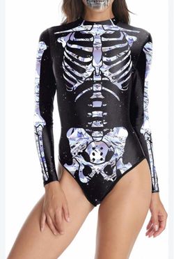 Skeleton bodysuit