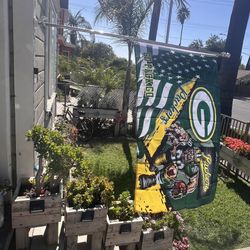 Green Bay Packers Flag Size 3ftx5ft 