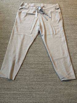 Chico’s Zenergy Luxe Tapered Ankle Pants Oatmeal 2XL NWT