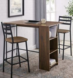 Dining Set (1 expandable Table & 2 Chairs)