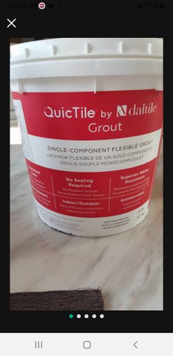 Brand New Grout In Light Gray No Mixing