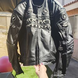 Vintage Joe Rocket Motorcycle Jacket  Size 44