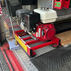 Honda, Pressure Washer With Hose Reel And Water Tank