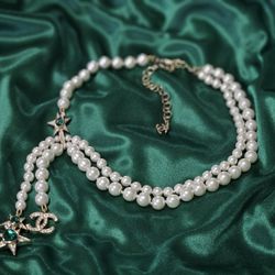 Vintage Pearl Chanel necklace Choker