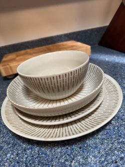 Stoneware set - Service for 12