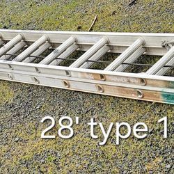 28' Werner aluminum ladder-type 1 