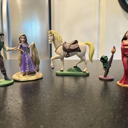Disney Lot Of 6 Figures Or Cake Toppers