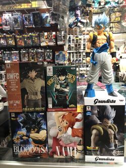 Dragonball and other anime statues available in store New