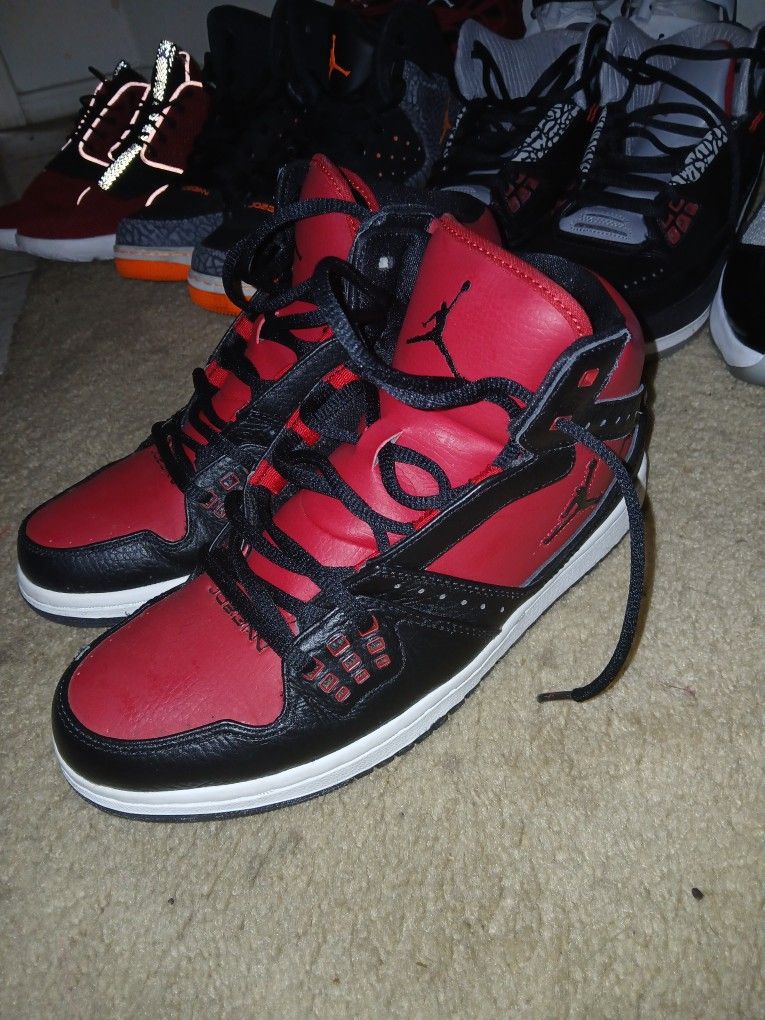 Red & Black Jordan's