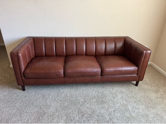 Leather couch