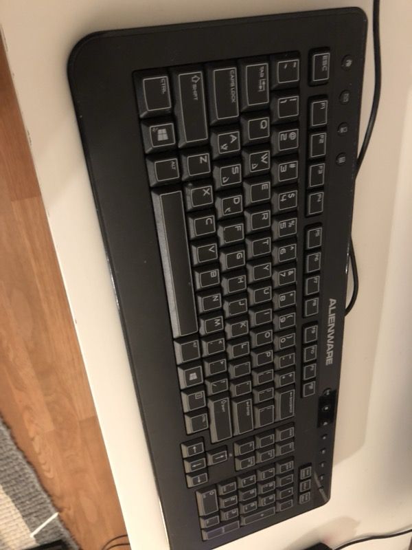 Alienware Stock Keyboard with Alienware Mouse