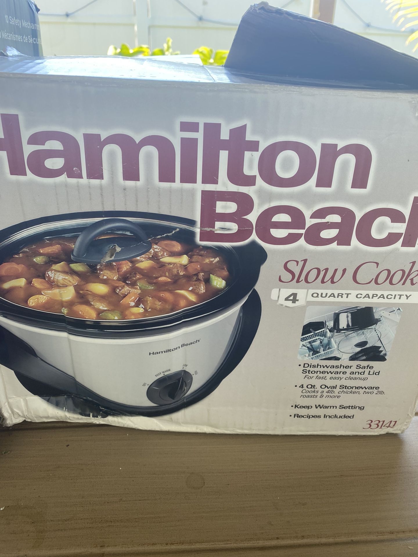 HAMILTON BEACH 4QT SLOW COOKER