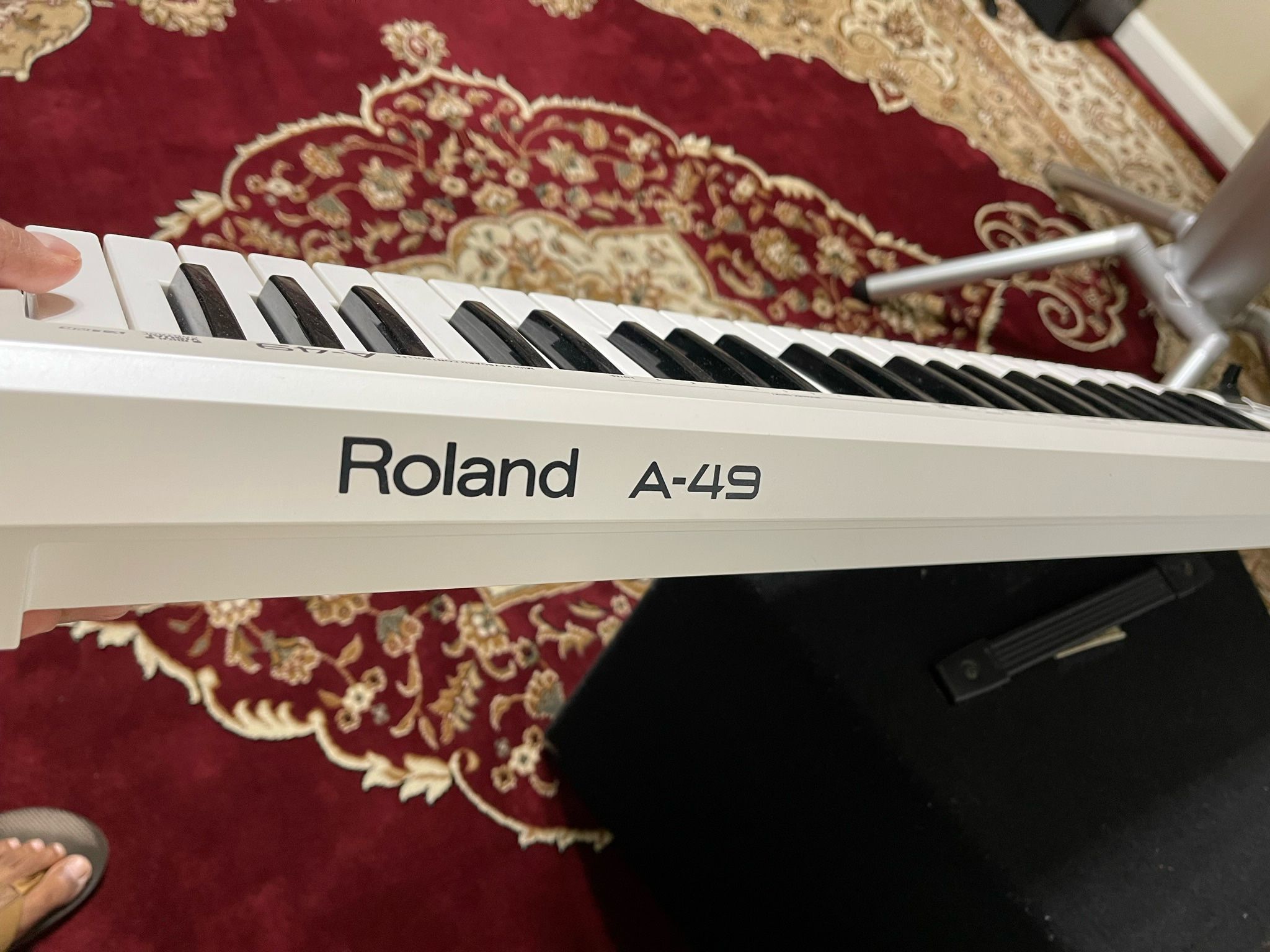 Roland A-49 White MIDI Controller w/ box